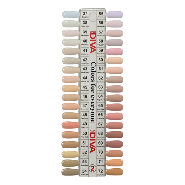 DND DV Part 2 - Set 36 Colors DND Diva Gel Polish & Matching Nail Lacquer Duo Set