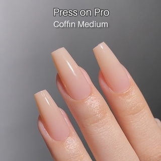 LAVIS Press On Pro - Coffin Medium Ombre Colors