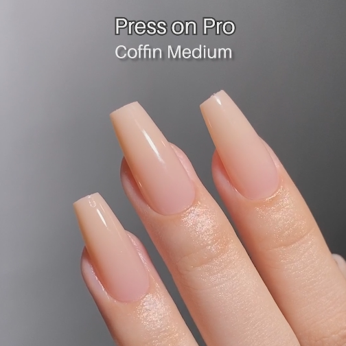 LAVIS Press On Pro - Coffin Medium Ombre Colors