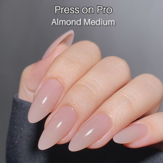 LAVIS Press On Pro - Almond Medium Ombre Colors