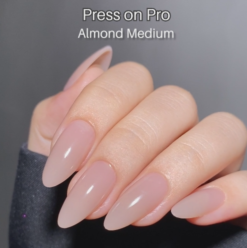 LAVIS Press On Pro - Almond Medium Ombre Colors