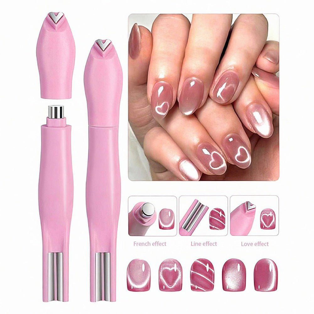 3 in 1 Heart Cat Eye Magnet For Nails - DTK Nail Supply