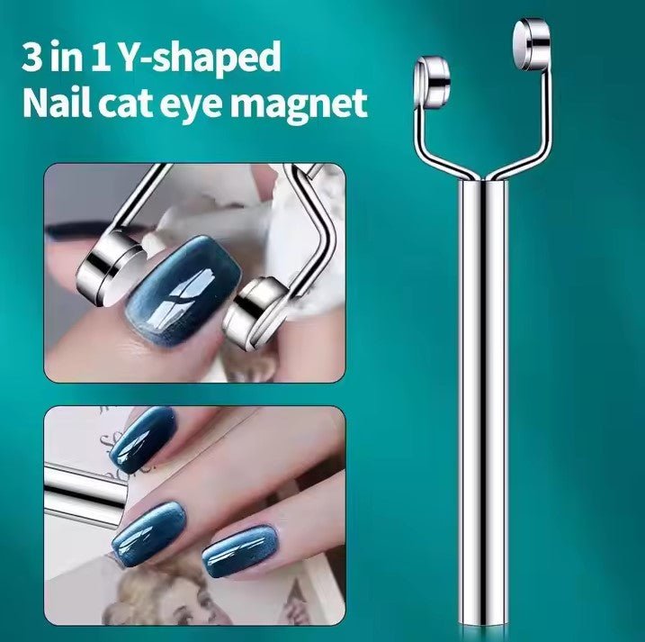 3 in 1 Y - Shaped Strong Magnet - DTK Nail Supply