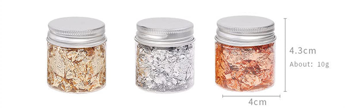 3 Jars of Foil Set - JBZ03 - 10g - DTK Nail Supply