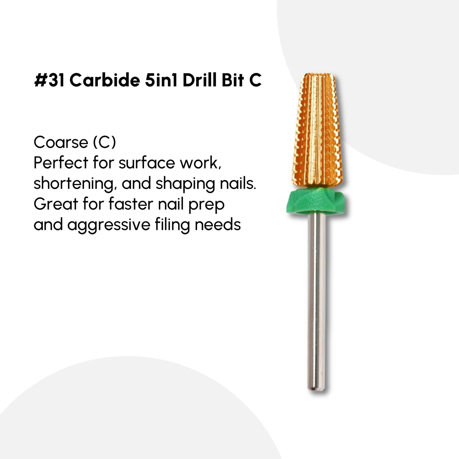 31 Carbide 5in1 Drill Bit C - DTK Nail Supply