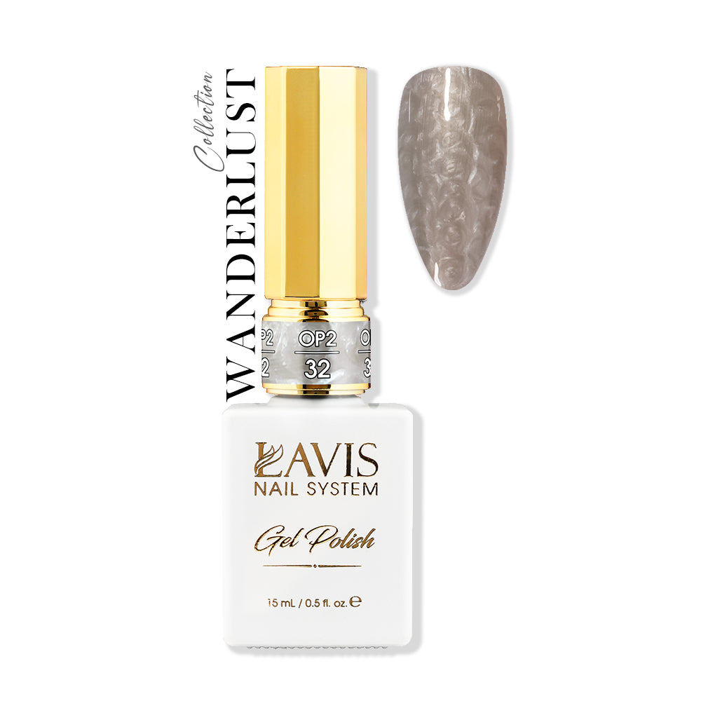 LAVIS OP2 - 32 - Gel Polish 0.5 oz - Lavis Wanderlust Collection by LAVIS NAILS sold by DTK Nail Supply