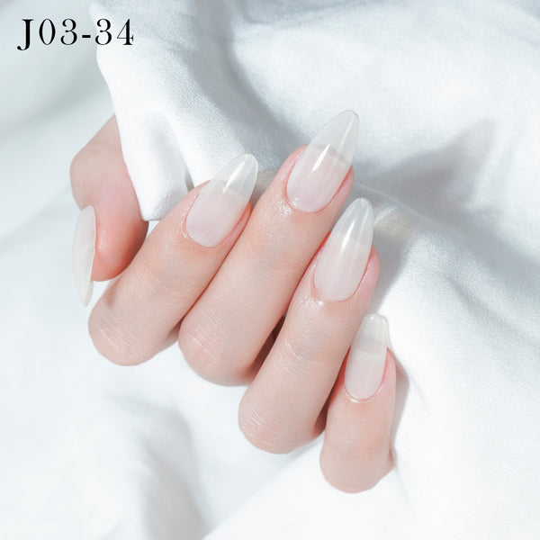 Jelly Gel Polish Colors - Lavis J03-34 - Bare With Me Collection by LAVIS NAILS sold by DTK Nail Supply