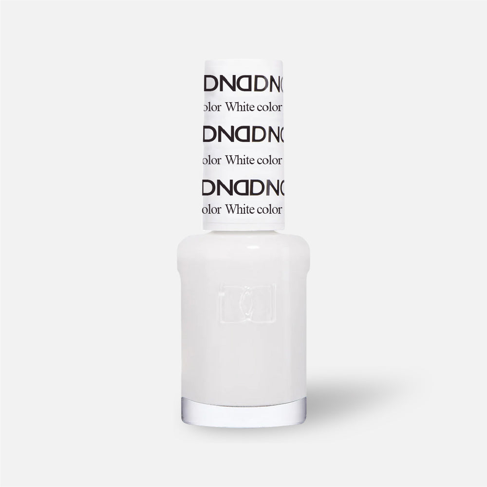  DND Nail Lacquer - WHITE by DND - Daisy Nail Designs sold by DTK Nail Supply