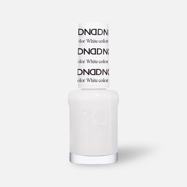  DND Nail Lacquer - WHITE by DND - Daisy Nail Designs sold by DTK Nail Supply