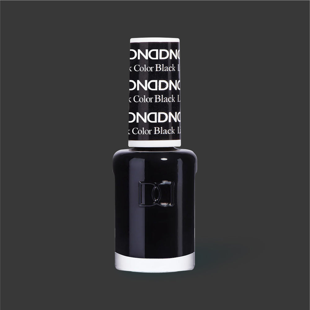  DND Nail Lacquer - BLACK by DND - Daisy Nail Designs sold by DTK Nail Supply
