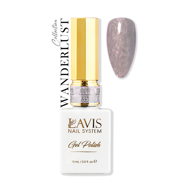 LAVIS OP2 - 35 - Gel Polish 0.5 oz - Lavis Wanderlust Collection by LAVIS NAILS sold by DTK Nail Supply