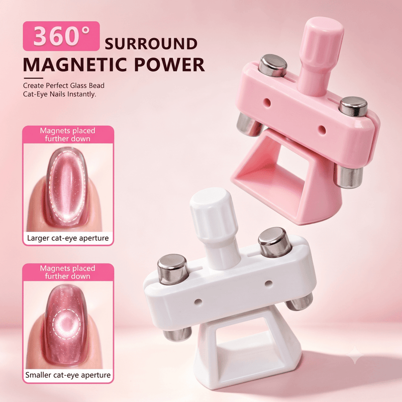 360° Rotating Gyroscope Magnet - Pink - DTK Nail Supply