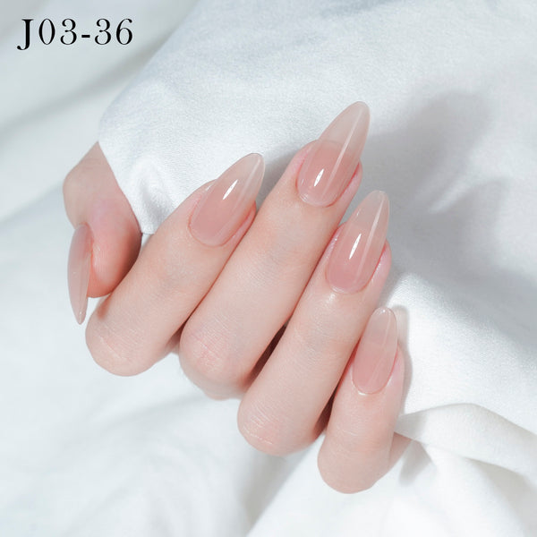 Jelly Gel Polish Colors - Lavis J03-36 - Bare With Me Collection by LAVIS NAILS sold by DTK Nail Supply