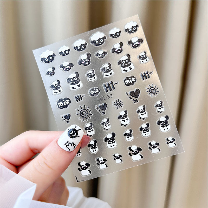  3D Nail Art Stickers MO-39 by Joyful Nail sold by DTK Nail Supply