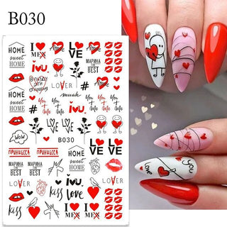 Nail Art Stickers - B030