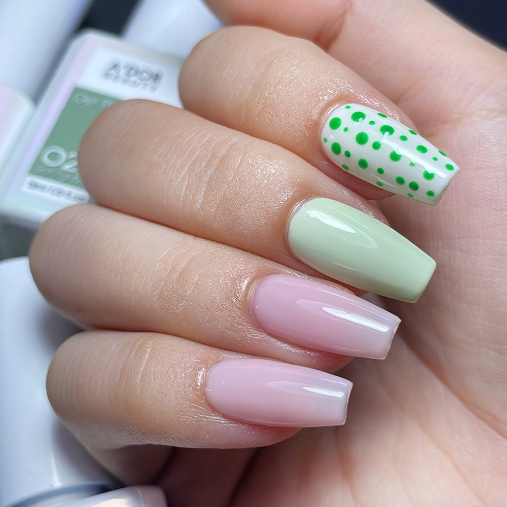 A'DOR HEMA-Free Gel Polish 027 Spring Mintini — Vegan 0.6 oz