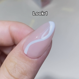 LDS Gel Polish Nail Art Liner - White 02 (ver 2)