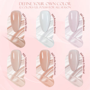LDS Color Craze Gel Nail Polish - 962 Timeless Nude - 0.5oz