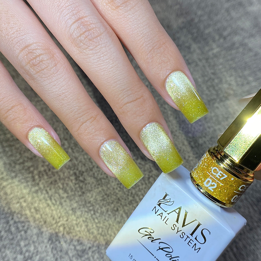 LAVIS 9D Cat Eyes CE7 - 02 - Gel Polish 0.5 oz - VILLAIN ERA Collection