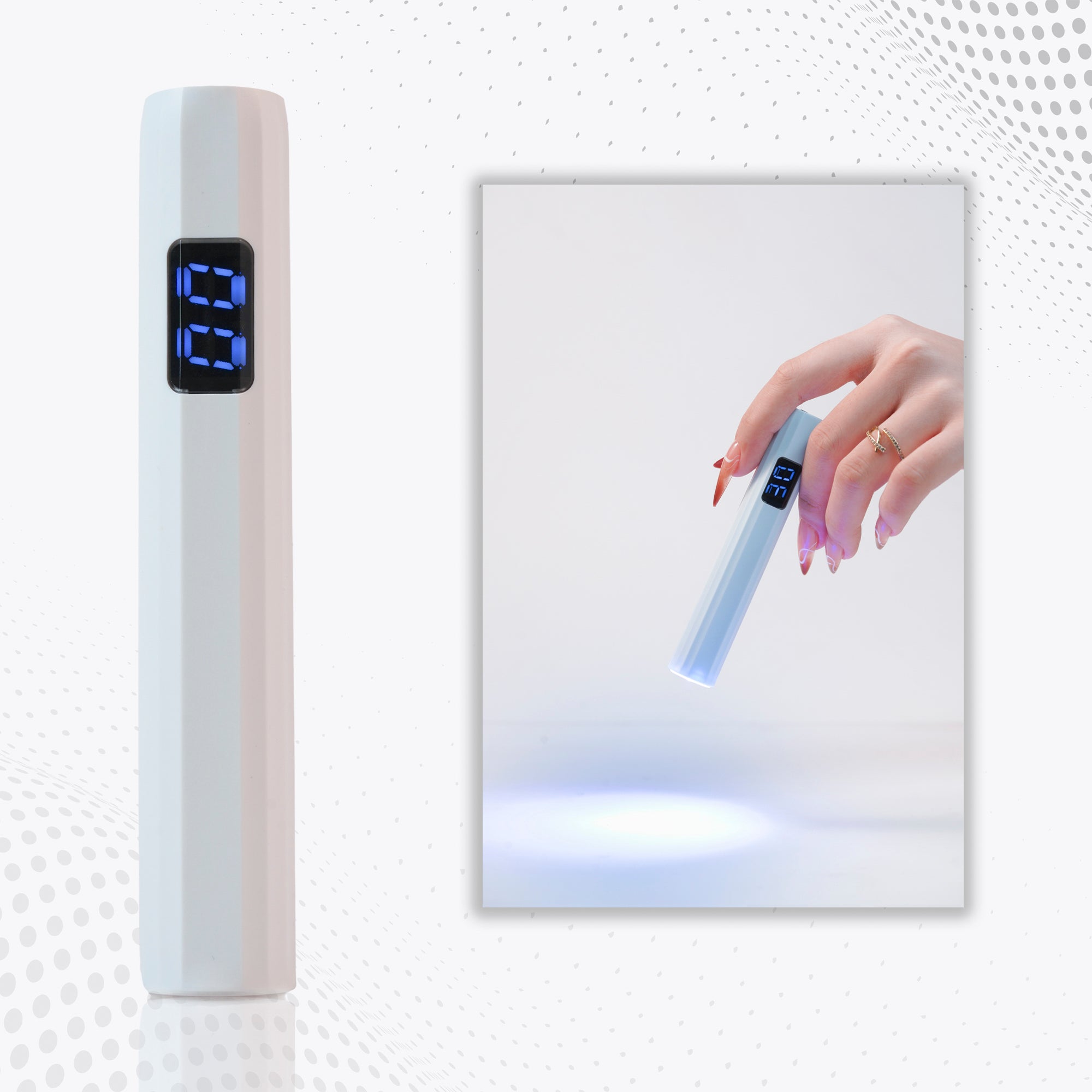  Mini UV/LED Handheld Lamp Z23 - White (PCS) by OTHER sold by DTK Nail Supply
