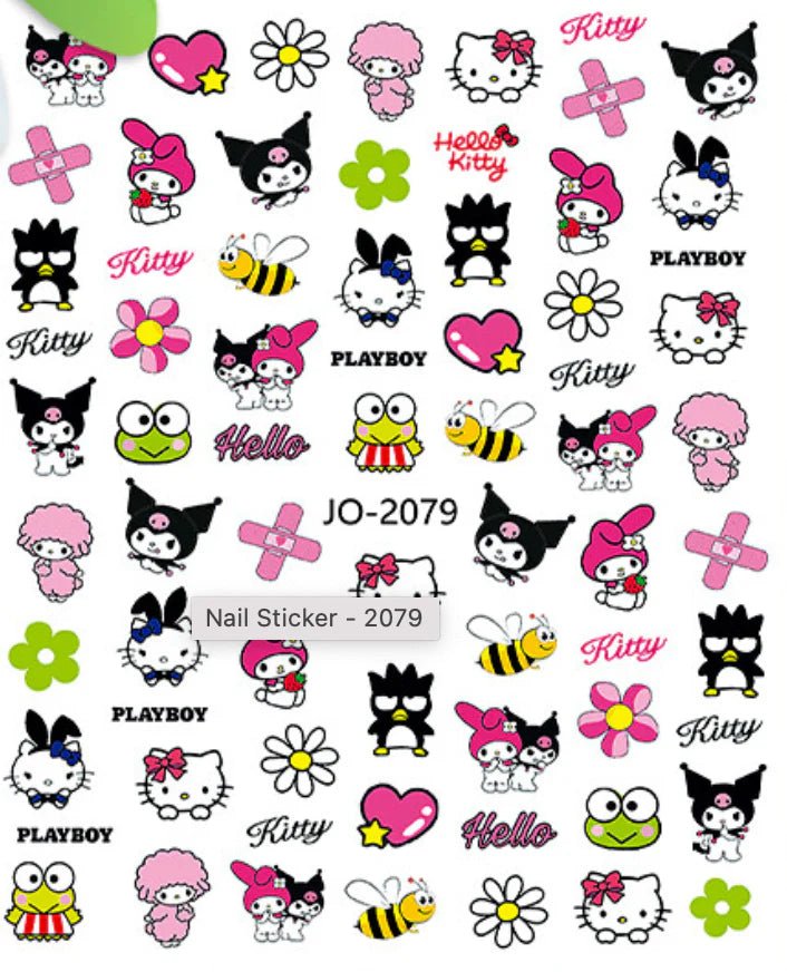 3D Nail Art Stickers JO - 2079 - DTK Nail Supply