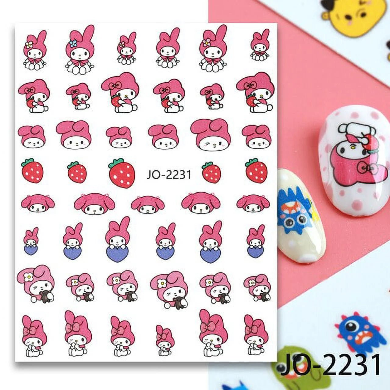 3D Nail Art Stickers JO - 2231 - DTK Nail Supply