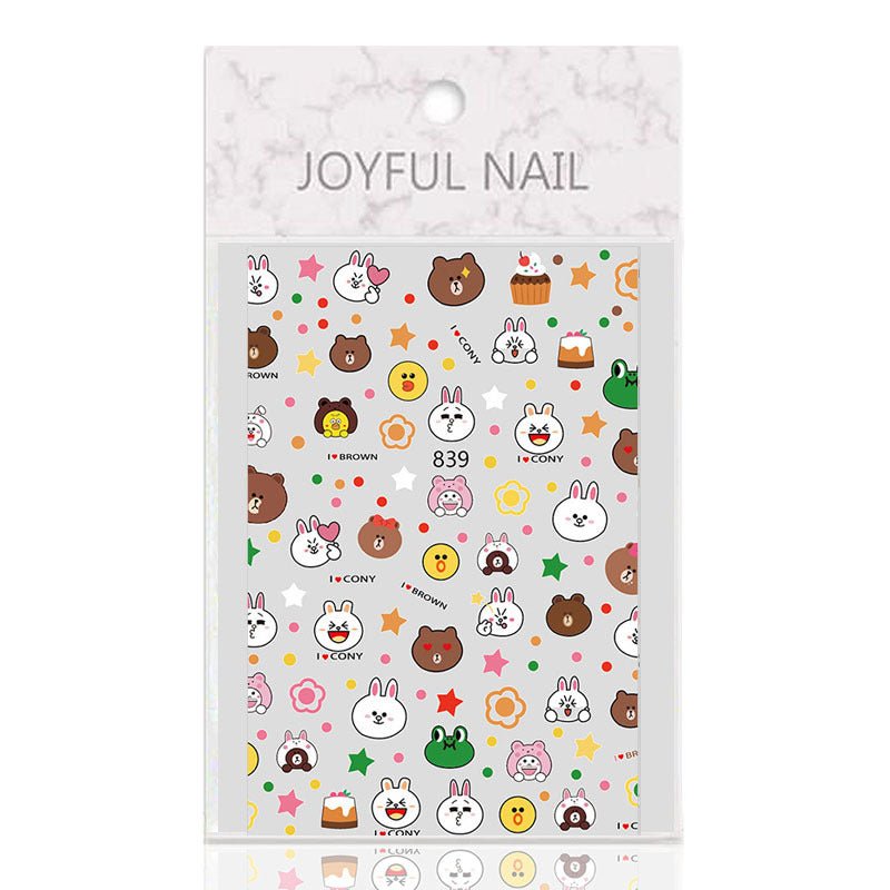 3D Nail Art Stickers JO - 839 - DTK Nail Supply