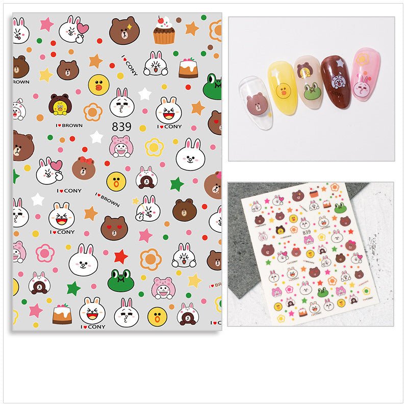 3D Nail Art Stickers JO - 839 - DTK Nail Supply