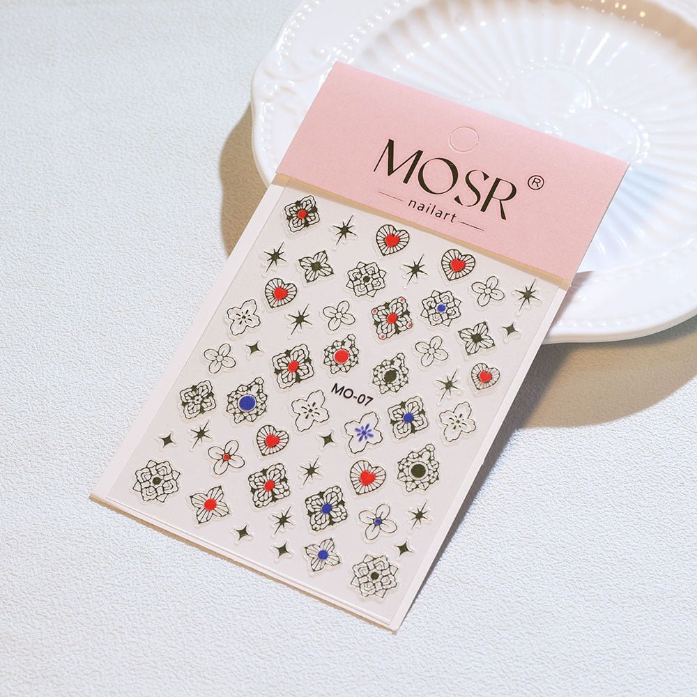 3D Nail Art Stickers MO - 07 - DTK Nail Supply