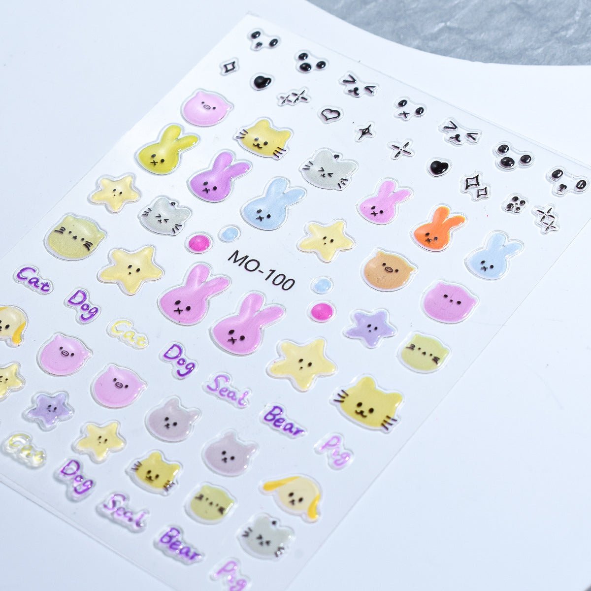 3D Nail Art Stickers MO - 100 - DTK Nail Supply