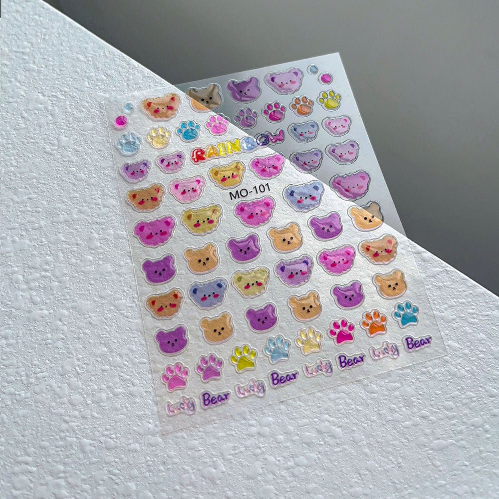 3D Nail Art Stickers MO - 101 - DTK Nail Supply