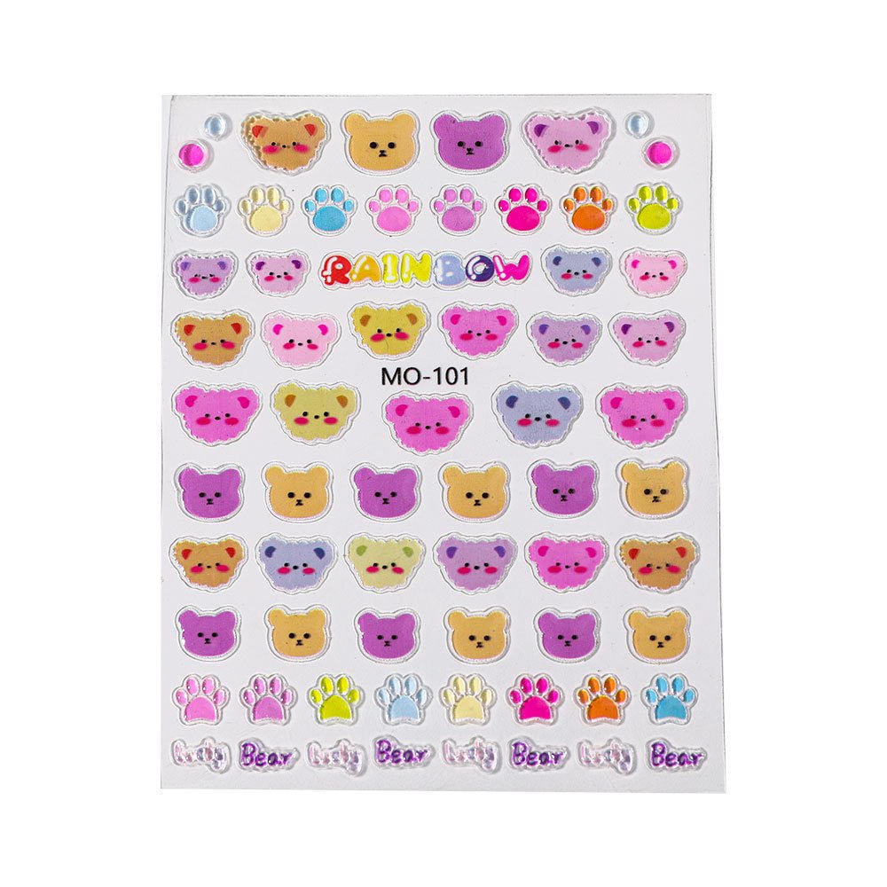 3D Nail Art Stickers MO - 101 - DTK Nail Supply