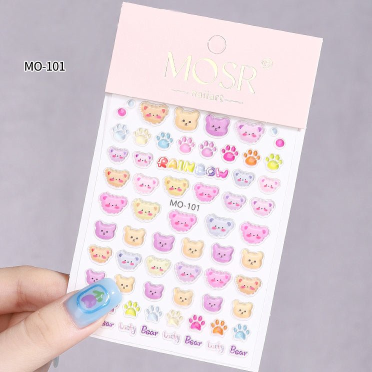 3D Nail Art Stickers MO - 101 - DTK Nail Supply