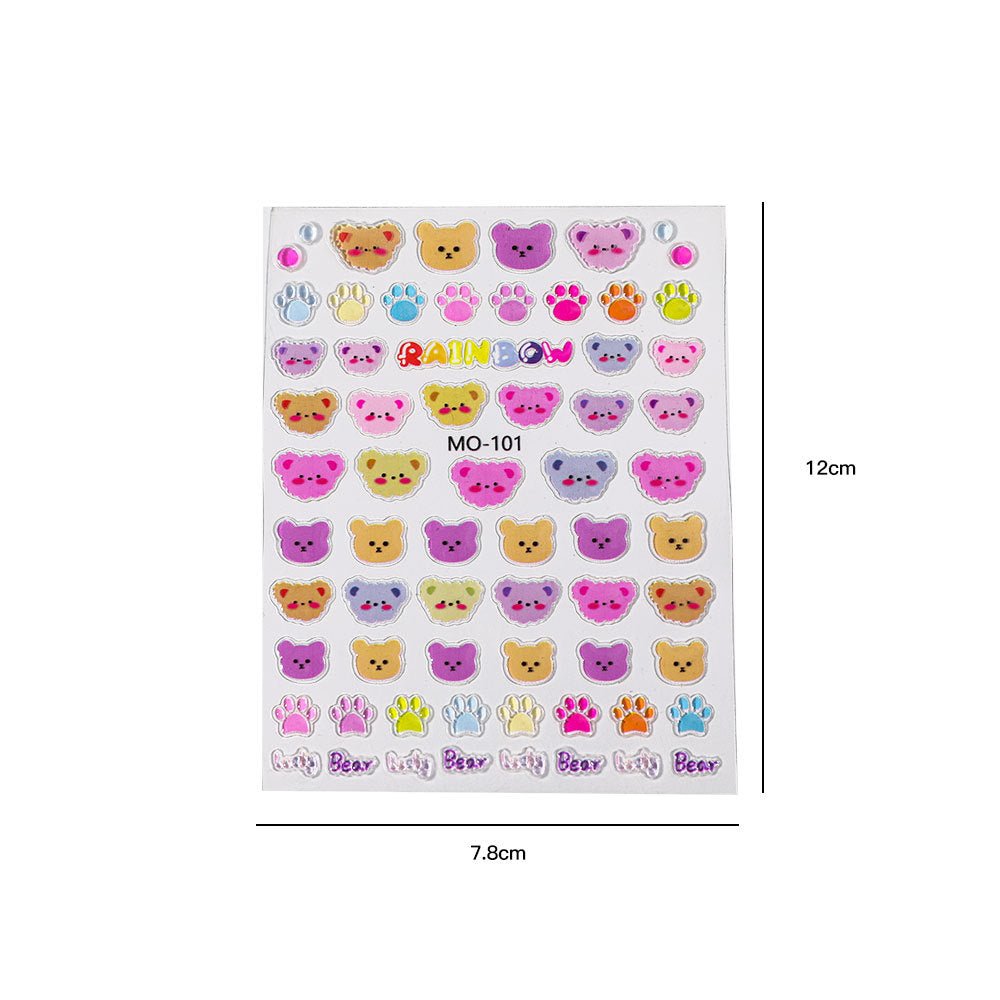 3D Nail Art Stickers MO - 101 - DTK Nail Supply