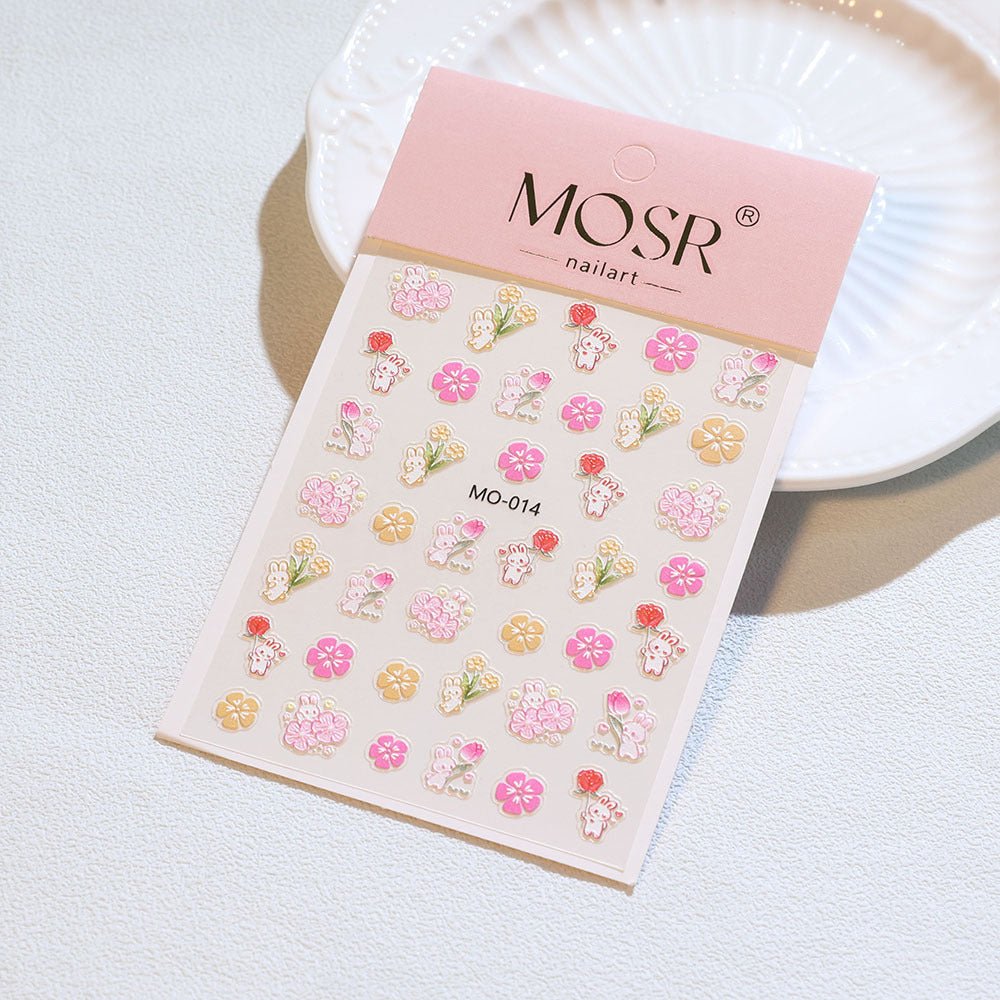 3D Nail Art Stickers MO - 14 - DTK Nail Supply