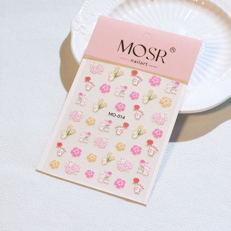 3D Nail Art Stickers MO - 14 - DTK Nail Supply