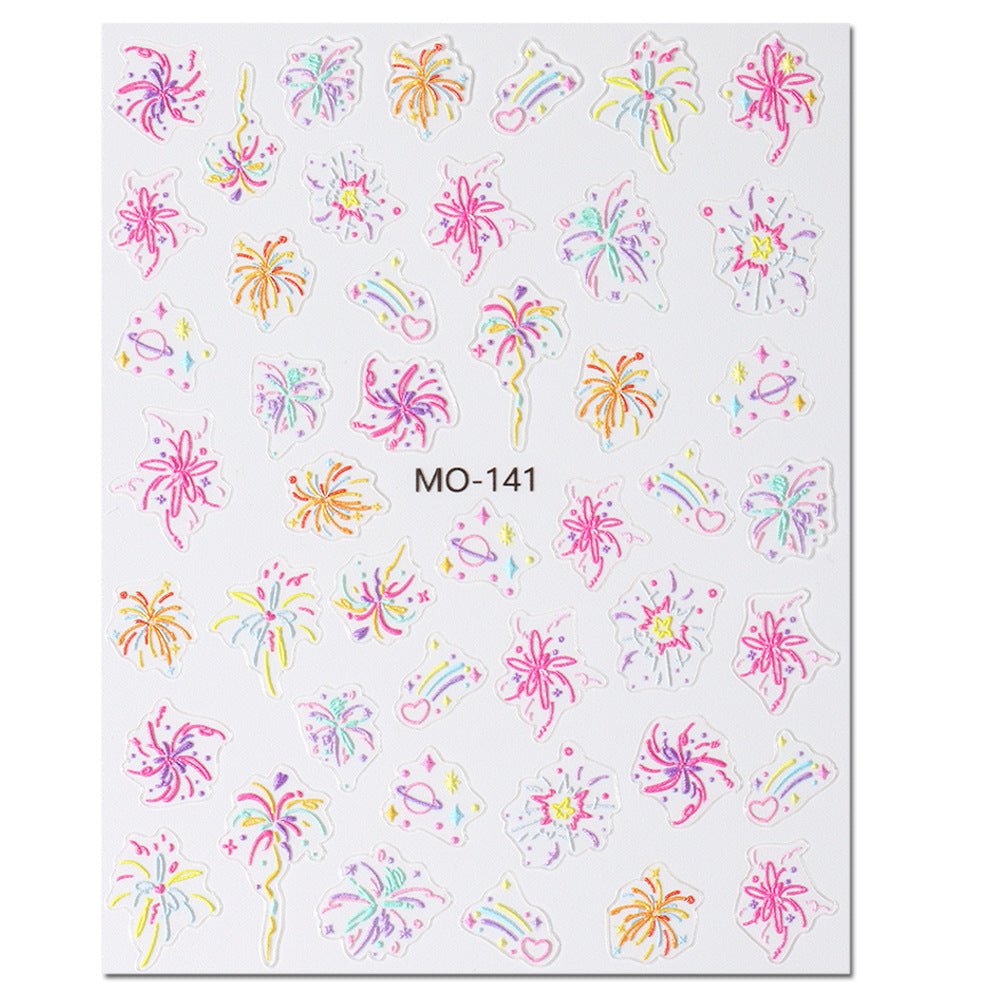 3D Nail Art Stickers MO - 141 - DTK Nail Supply