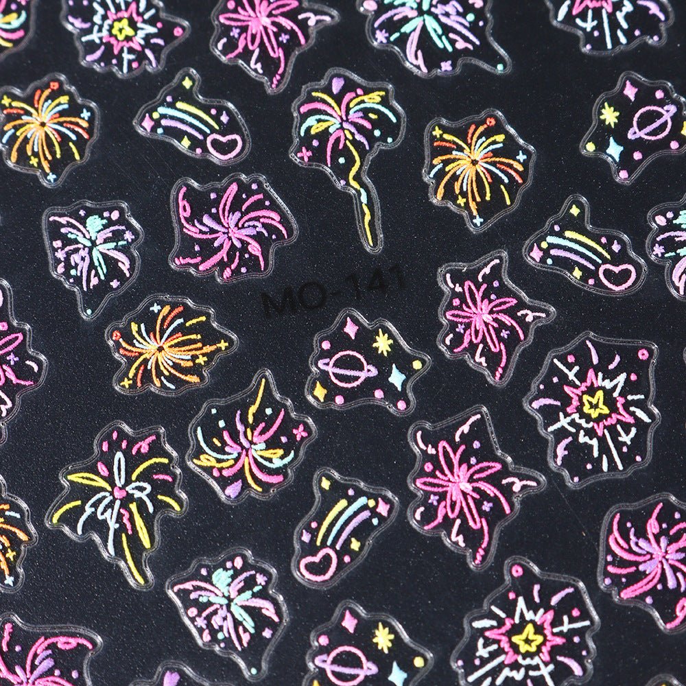 3D Nail Art Stickers MO - 141 - DTK Nail Supply