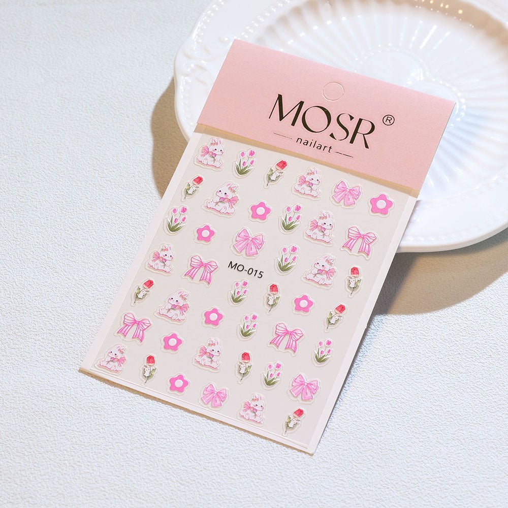 3D Nail Art Stickers MO - 15 - DTK Nail Supply