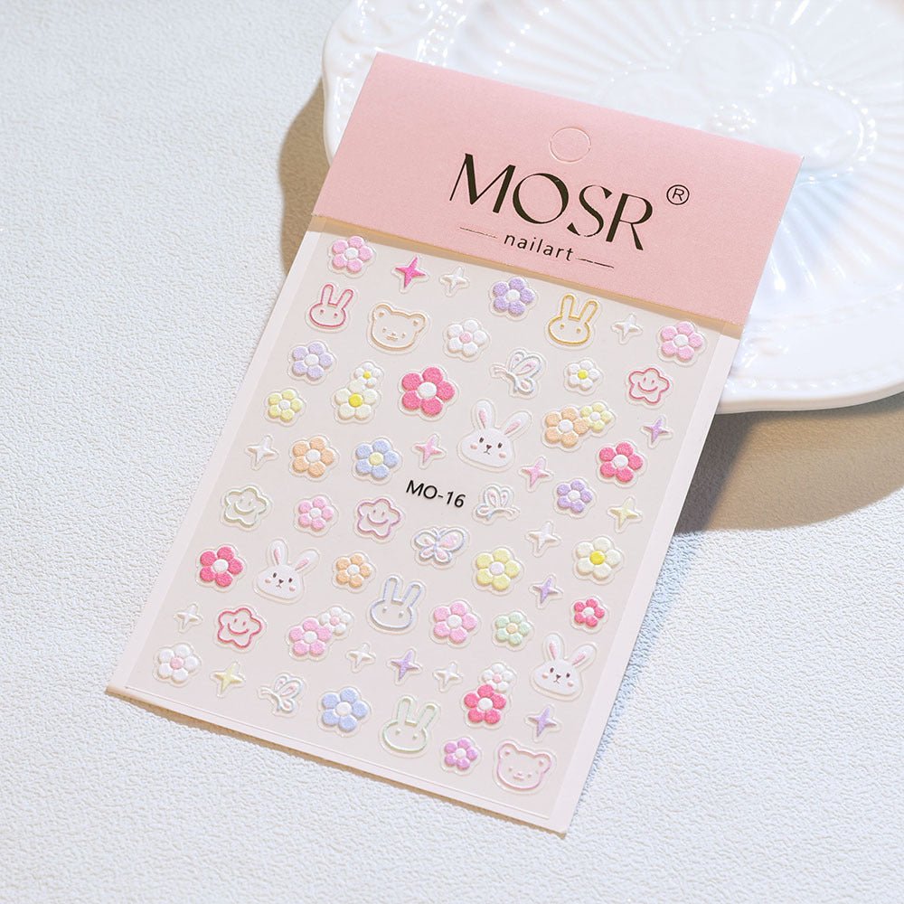 3D Nail Art Stickers MO - 16 - DTK Nail Supply
