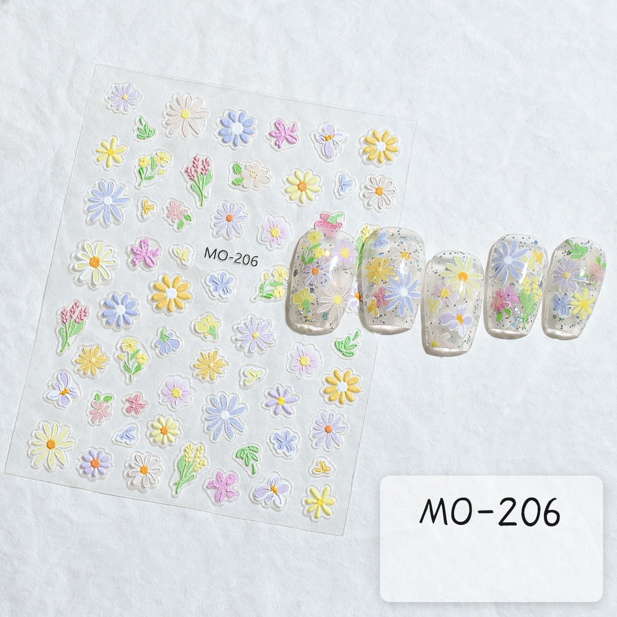 3D Nail Art Stickers MO - 206 - DTK Nail Supply