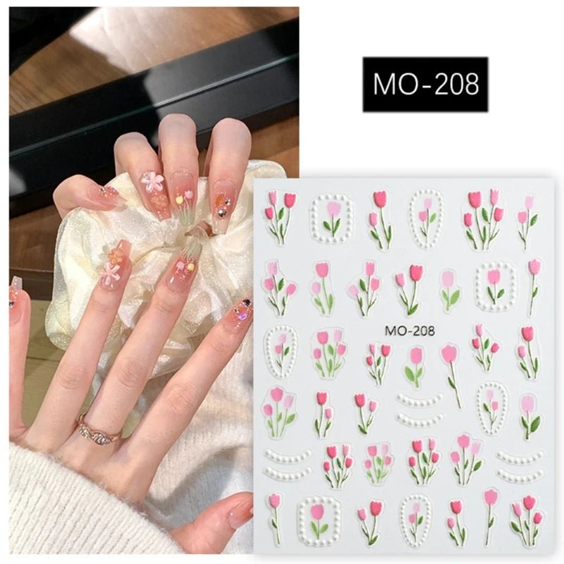 3D Nail Art Stickers MO - 208 - DTK Nail Supply