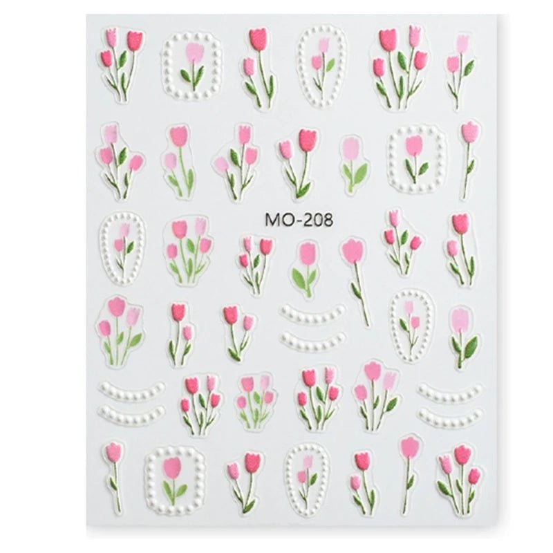 3D Nail Art Stickers MO - 208 - DTK Nail Supply