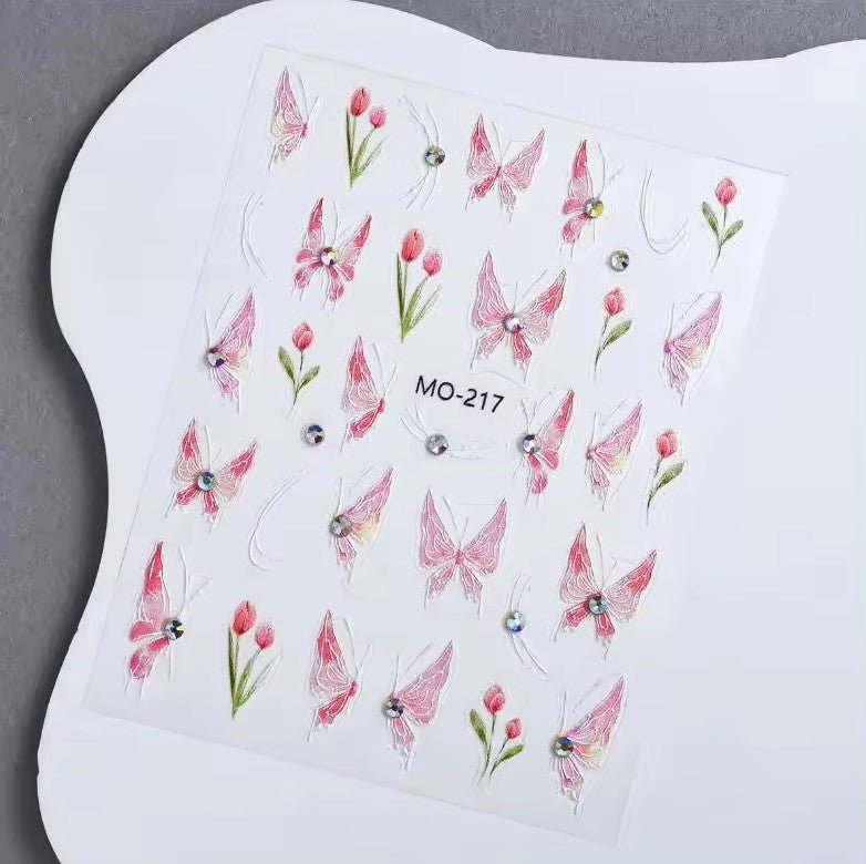 3D Nail Art Stickers MO - 217 - DTK Nail Supply
