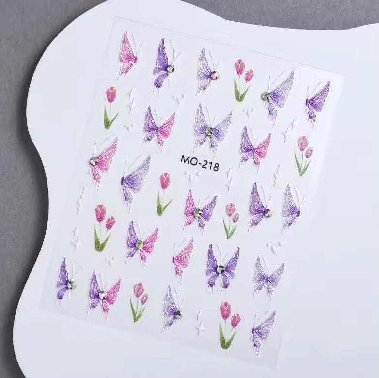 3D Nail Art Stickers MO - 218 - DTK Nail Supply