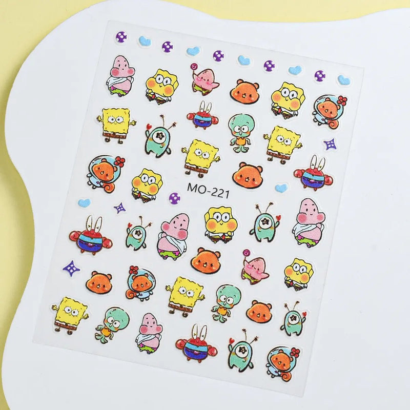 3D Nail Art Stickers MO - 221 - DTK Nail Supply