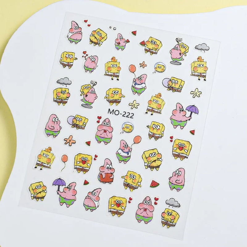 3D Nail Art Stickers MO - 222 - DTK Nail Supply