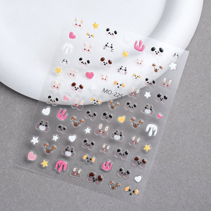 3D Nail Art Stickers MO - 225 - DTK Nail Supply