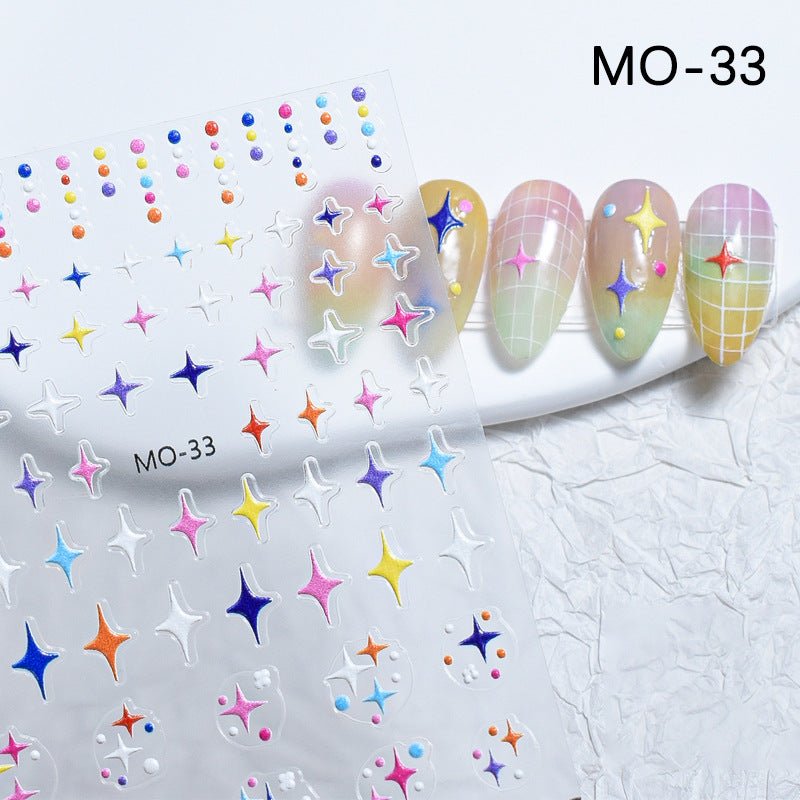 3D Nail Art Stickers MO - 33 - DTK Nail Supply