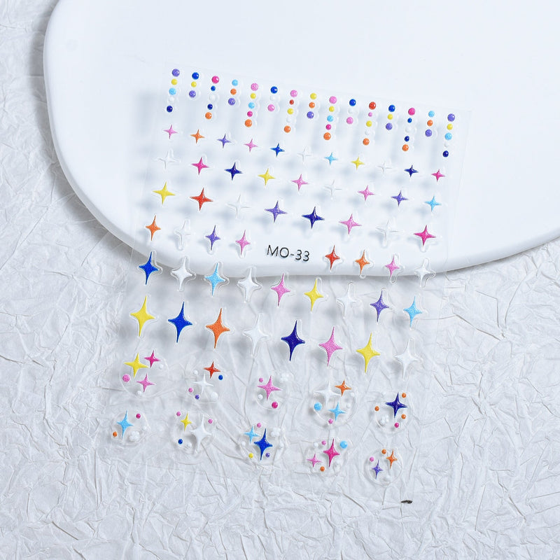 3D Nail Art Stickers MO - 33 - DTK Nail Supply